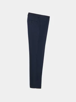 Trajes|Trajes-Alvaro Moreno PANTALON TWILL CRUZADO Azul Marino