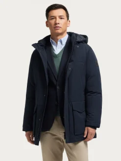 Cazadoras Y Parkas-Alvaro Moreno PARKA SHERMAN Azul Marino
