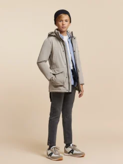 Cazadoras Y Chalecos-Alvaro Moreno PARKA SHERMAN KIDS Crudo