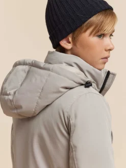 Cazadoras Y Chalecos-Alvaro Moreno PARKA SHERMAN KIDS Crudo