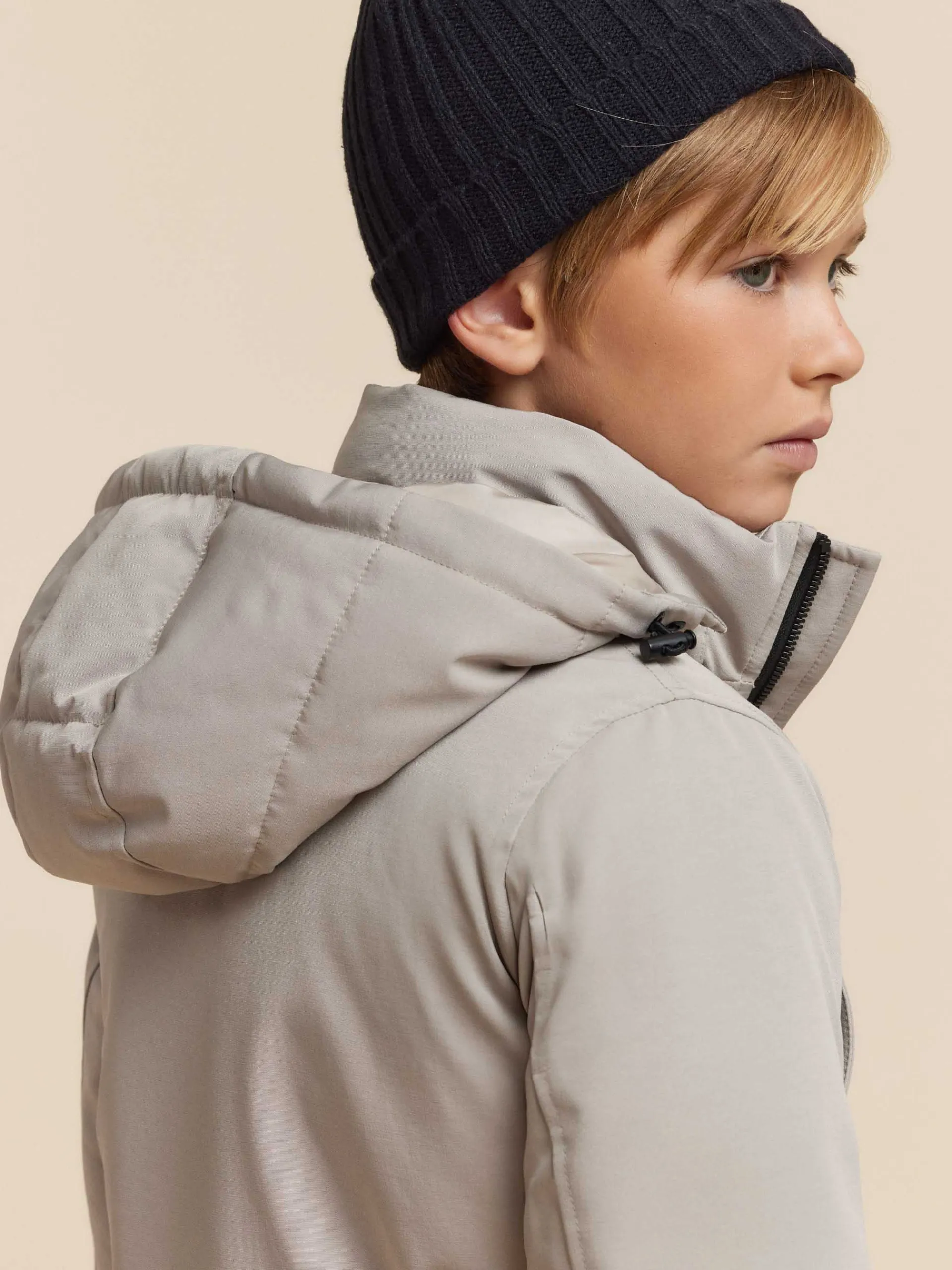Cazadoras Y Chalecos-Alvaro Moreno PARKA SHERMAN KIDS Crudo