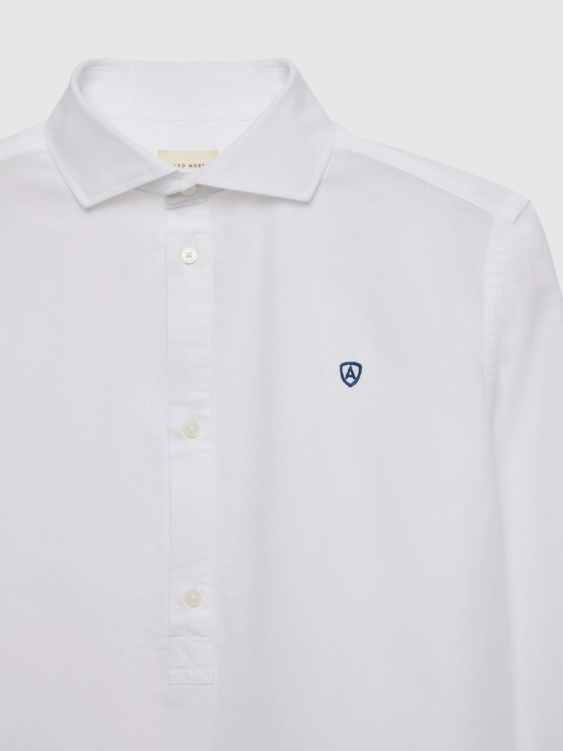 Casual-Alvaro Moreno POLERA PIN POINT Blanco