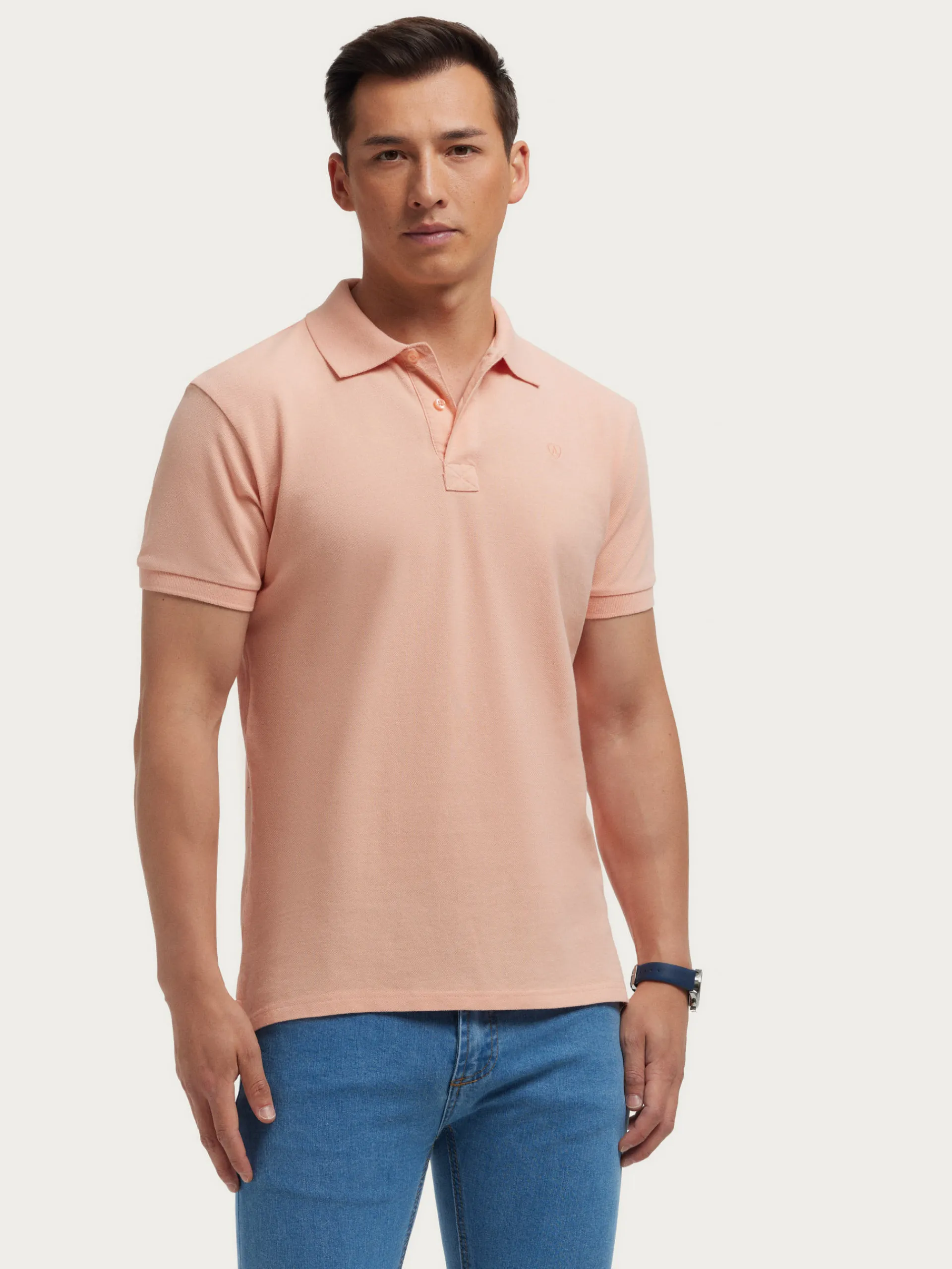 Polos Y Poleras-Alvaro Moreno POLO SCOOBY SALMÓN Salmón