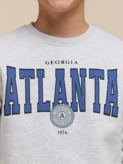 Sudaderas-Alvaro Moreno SUDADERA ATLANTA KIDS Gris