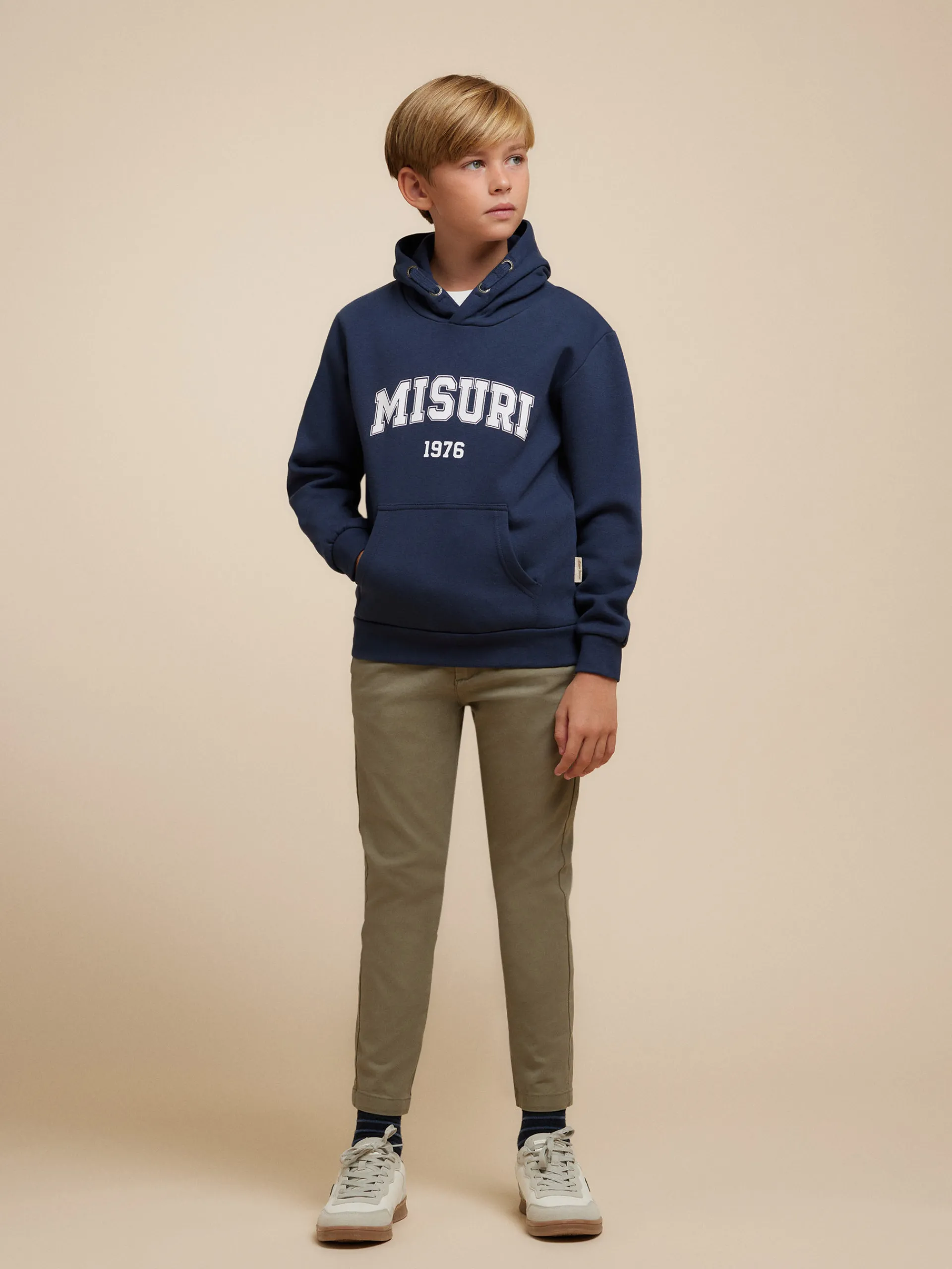 Sudaderas-Alvaro Moreno SUDADERA MISURI KIDS Azul Marino