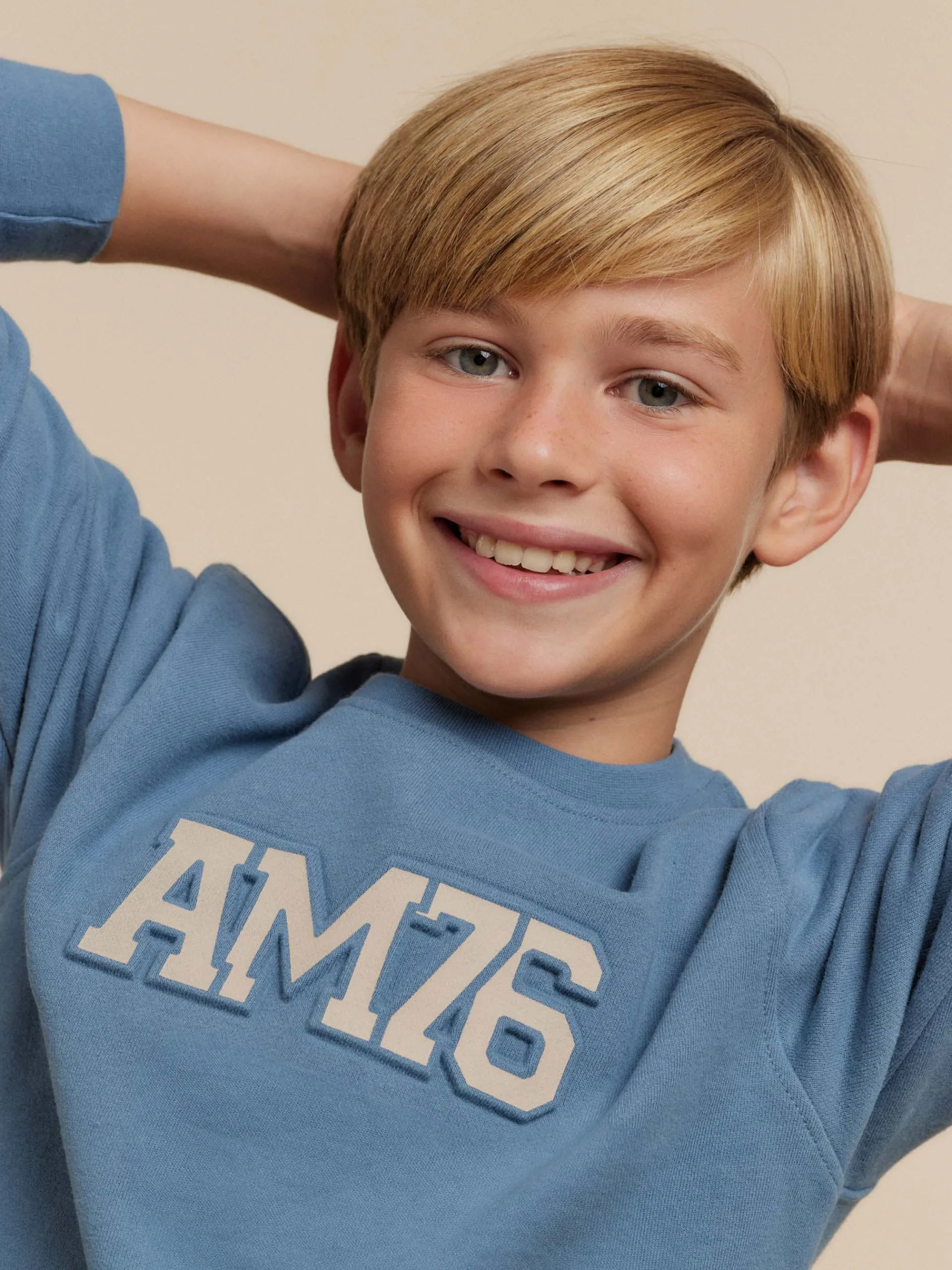 Sudaderas-Alvaro Moreno SUDADERA OFFICIAL KIDS Azul
