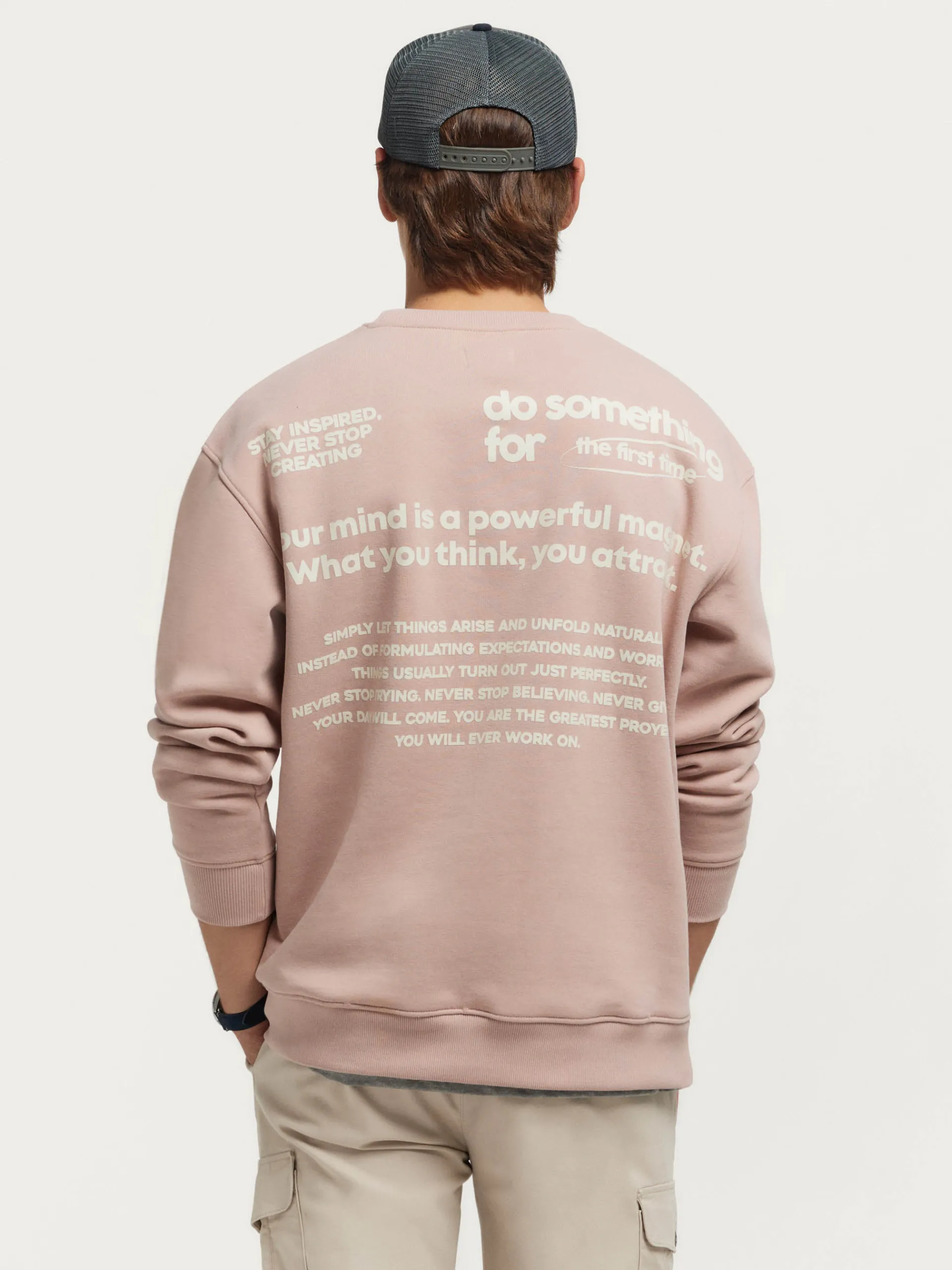 Teen|Sudaderas-Alvaro Moreno SUDADERA TIME Rosa